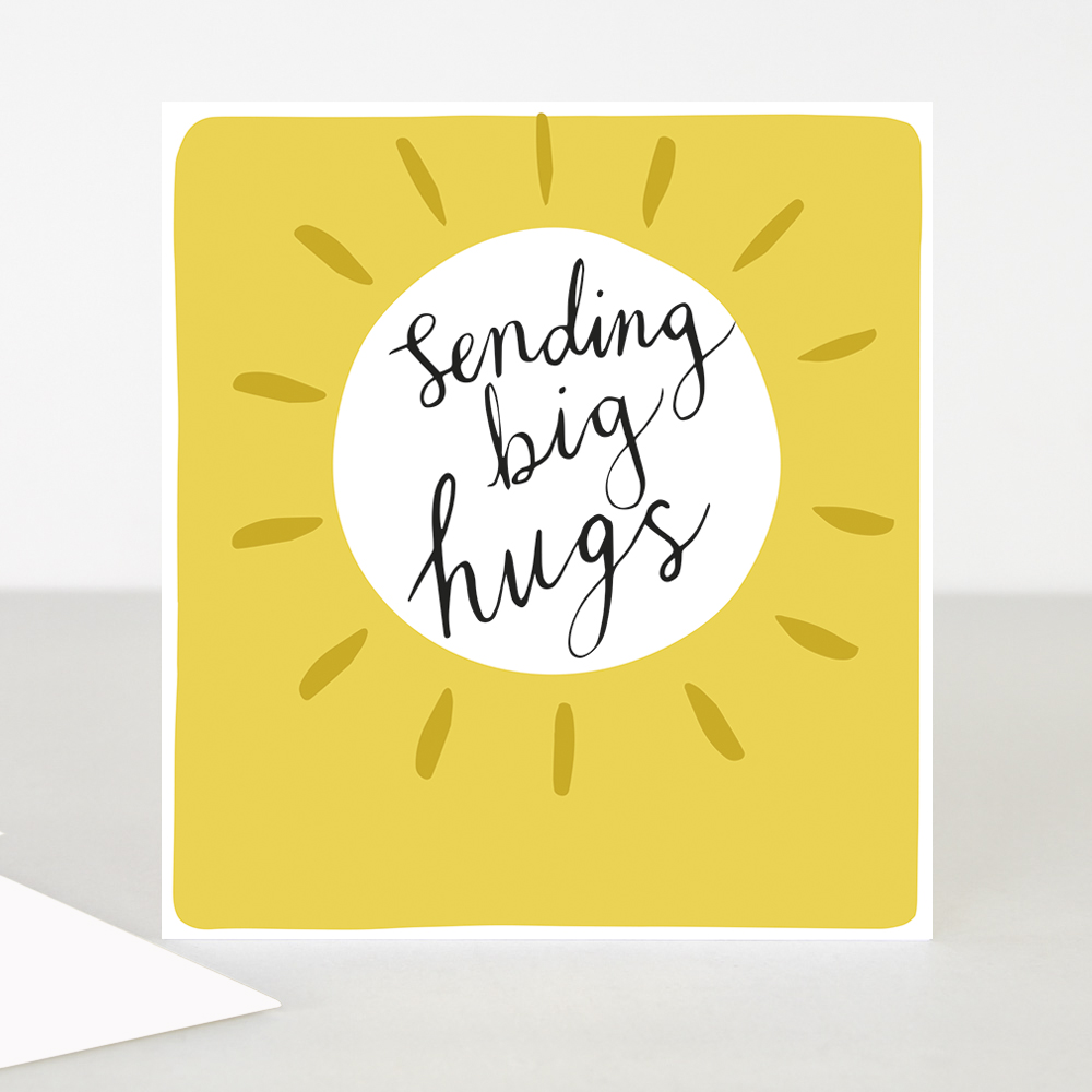 Sending Big Hugs Card By Caroline Gardner